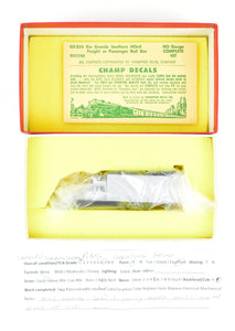 HOn3 Brass Lambert RGS - Rio Grande Southern Galloping Goose No. 2 FP Unlettered
