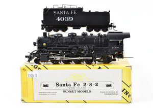 HO Brass Sunset Models ATSF - Santa Fe 4000 Class 2-8-2 Mikado Custom Painted No. 4039