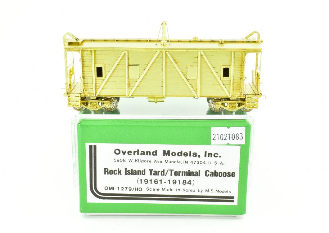 HO Brass OMI - Overland Models, Inc.  CRI&P - Rock Island - Yard/Terminal Caboose #'s 19161 - 19184