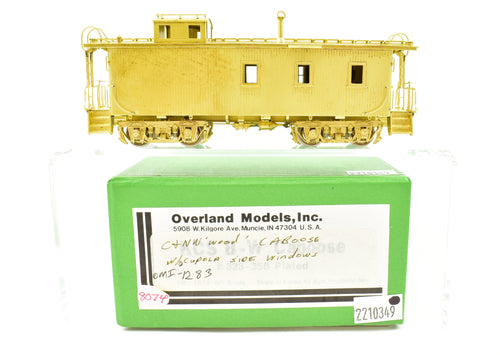 HO Brass OMI - Overland Models, Inc. C&NW - Chicago & Northwestern Wood Caboose End Windows Only WRONG BOX