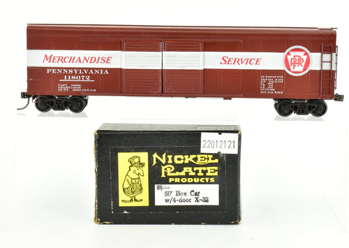 Copy of HO Brass NPP - Nickel Plate Products PRR - Pennsylvania Railroad 50' Boxcar X-32 w/ 4 Door CP