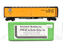 Load image into Gallery viewer, HO Brass OMI - Overland Models, Inc. ATSF - Santa Fe SFRD Rr-30 Class 50&#39; Ice Bunker Steel Refrigerator Car Custom Painted
