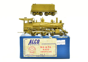 HO Brass Alco Models MA&PA - Maryland & Pennsylvania 4-4-0 American