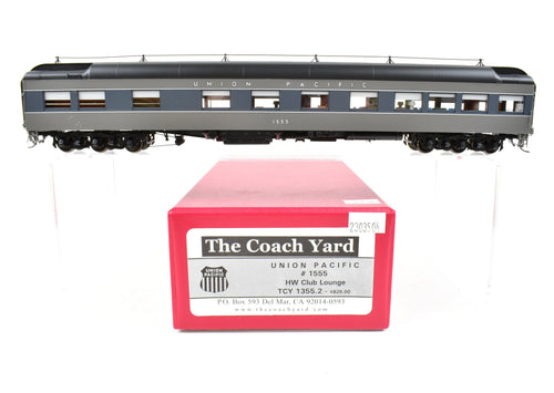 HO Brass TCY - The Coach Yard UP - Union Pacific Pullman Heavyweight Club Lounge FP No. 1555