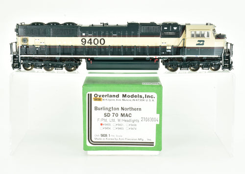 HO Brass OMI - Overland Models, Inc. BN - Burlington Northern SD70MAC FP No. 9400