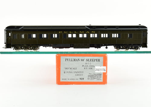 HO Brass PSC - Precision Scale Co. Pullman 80' Sleeper 10-1-2 Plan 3585a Ice Air FP