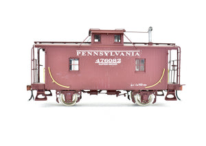 O Brass The Car Works PRR - Pennsylvania Railroad Wood Cabin Car Class ND 4-Wheel Custom Painted