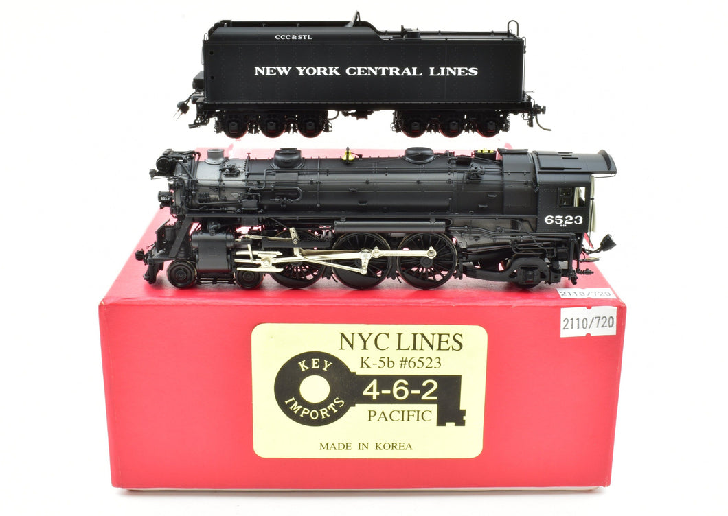 HO Brass CON Key Imports NYC- New York Central/Big 4 (CCC&StL) K-5b 4-6-2 Pacific Factory Painted #6523