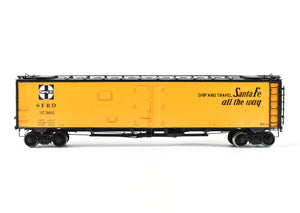 HO Brass OMI - Overland Models, Inc. ATSF - Santa Fe SFRD Rr-30 Class 50' Ice Bunker Steel Refrigerator Car Custom Painted