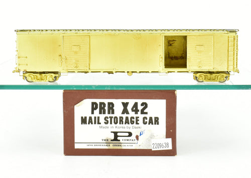 HO Brass The P Company PRR - Pennsylvania Railroad X42 Mail Storage Car
