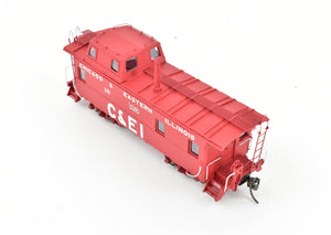HO Resin Wright Trak C&EI - Chicago & Eastern Illinois Streamline Cupola Caboose Custom Built & Painted