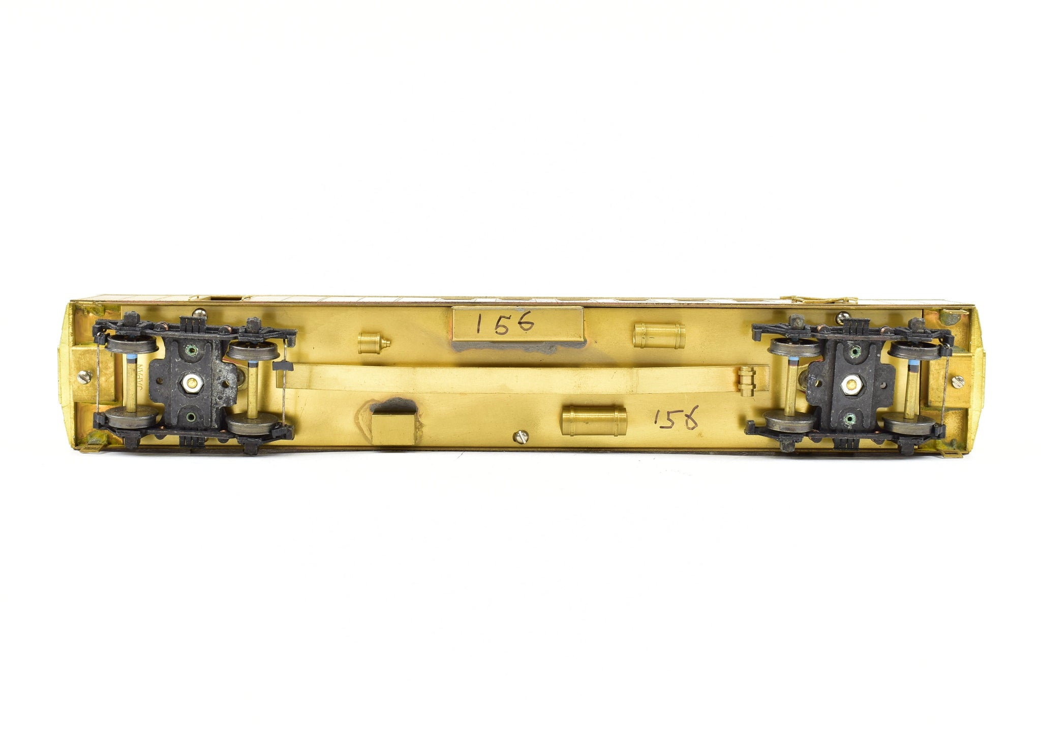 HO Brass Lambert ATSF - Santa Fe Heavyweight RPO Car with Central Vall ...