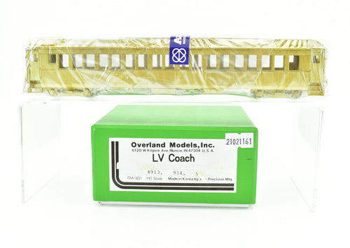 HO Brass OMI - Overland Models, Inc. LV - Lehigh Valley - Heavyweight Coach