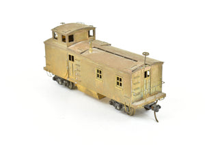 HO Brass Trains Inc. ATSF - Santa Fe Wood "Blind End" Caboose