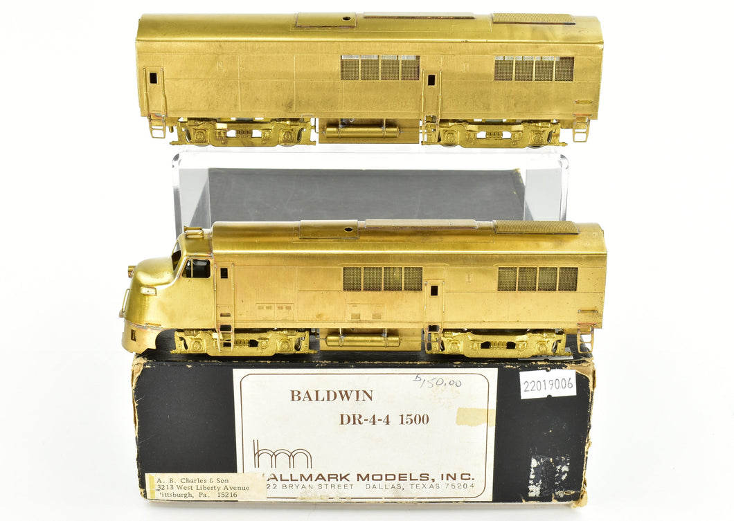 HO Brass Hallmark Models Various Roads Baldwin DR-4-4-1500 