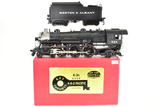 O Brass CON Key Imports B&A - Boston & Albany K-3n 4-6-2 Pacific Factory Painted #506