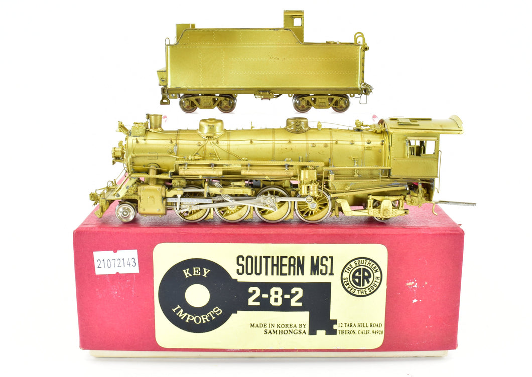 HO Brass Key Imports SOU - Southern Railway MS-1 2-8-2 Mikado
