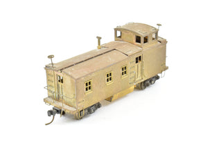 HO Brass Trains Inc. ATSF - Santa Fe Wood "Blind End" Caboose