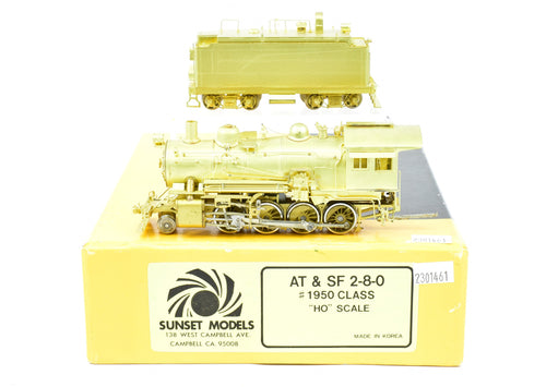 HO Brass Sunset Models ATSF - Santa Fe 1950 Class 2-8-0 Consolidation