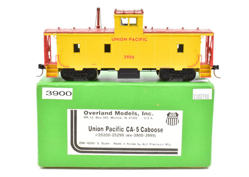 S Brass CON OMI - Overland Models UP - Union Pacific CA-5 Caboose Pro-Painted #3900