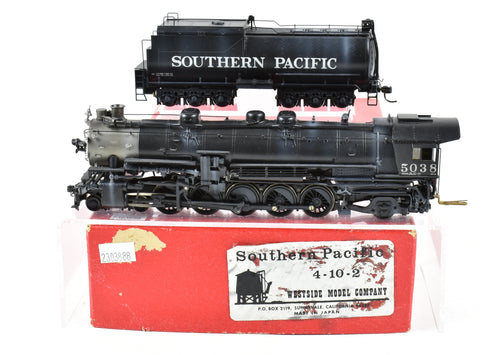HO Brass Westside Model Co. SP - Southern Pacific 4-10-2 Custom Painted & Weathered