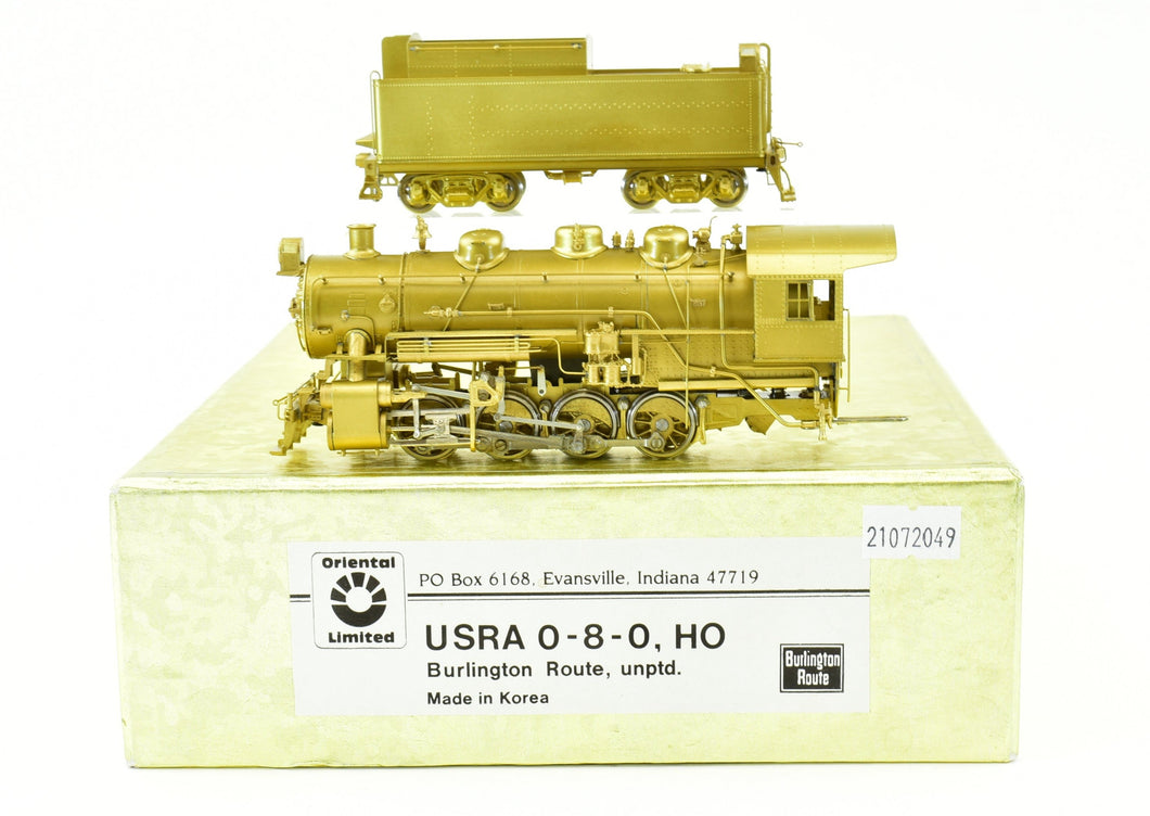 HO Brass Oriental Limited USRA 0-8-0 NKP - CB&Q - Burlington Route Version