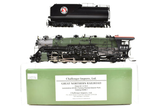 HO Brass CIL - Challenger Imports GN - Great Northern Q-1 2-10-2 No. 2120 FP Glacier Park