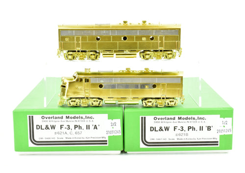 Copy of HO Brass OMI - Overland Models Inc. DL&W - Lackawanna EMD F3 