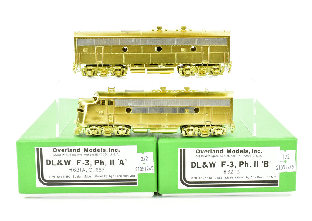 Copy of HO Brass OMI - Overland Models Inc. DL&W - Lackawanna EMD F3 
