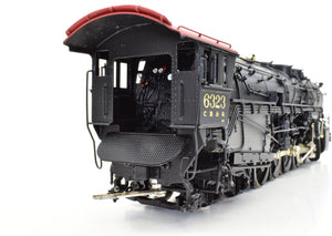 HO Brass CON CIL - Challenger Imports CB&Q - Burlington Route - Class M4A - 2-10-4 F/P #6323