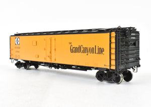 HO Brass OMI - Overland Models, Inc. ATSF - Santa Fe SFRD Rr-30 Class 50' Ice Bunker Steel Refrigerator Car Custom Painted