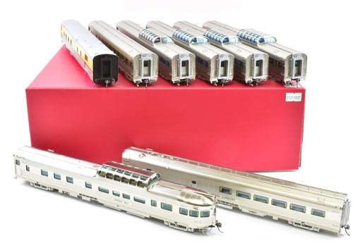 HO Brass TCY - The Coach Yard D&RGW - Denver & Rio Grande Western Rio Grande Zephyr 8-Car Set