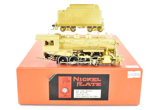 HO Brass NPP - Nickel Plate Products NYO&W - New York Ontario & Western Class W-2 2-8-0 Front Mounted Air Pumps