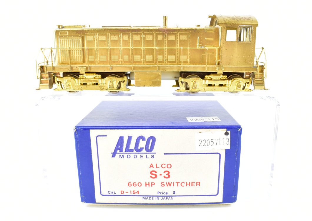 HO Brass Alco Models Various Roads ALCO S-3 660HP Switcher