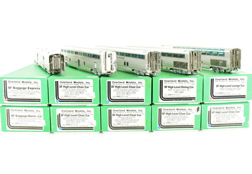 HO Brass CON OMI - Overland Models, Inc. ATSF - Santa Fe Hi-Level 