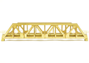 HO Brass OMI - Overland Models, Inc Pony Truss Thru Bridge 93 2-Track Type With Added Braces