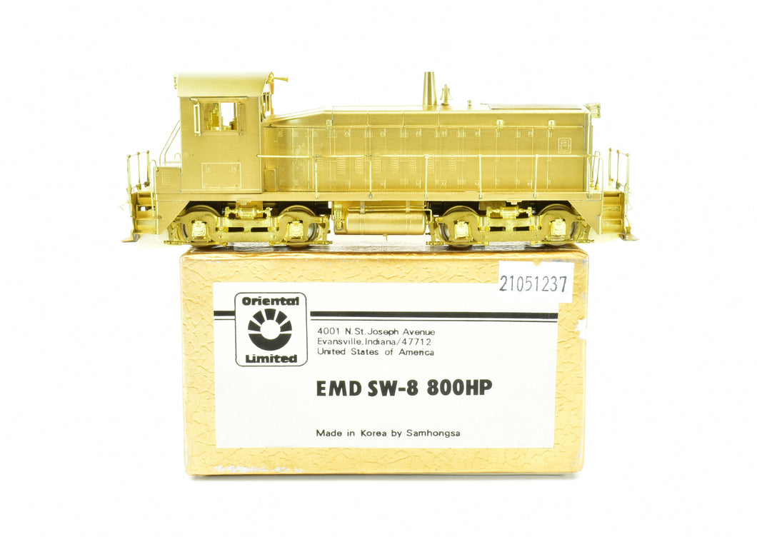 HO Brass Oriental Limited Various Roads EMD SW-8 800HP Diesel Switcher