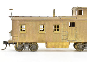 HO Brass Trains Inc. ATSF - Santa Fe Wood "Blind End" Caboose