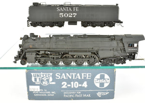 HO Brass PFM - United ATSF - Santa Fe 2-10-4 Custom Painted