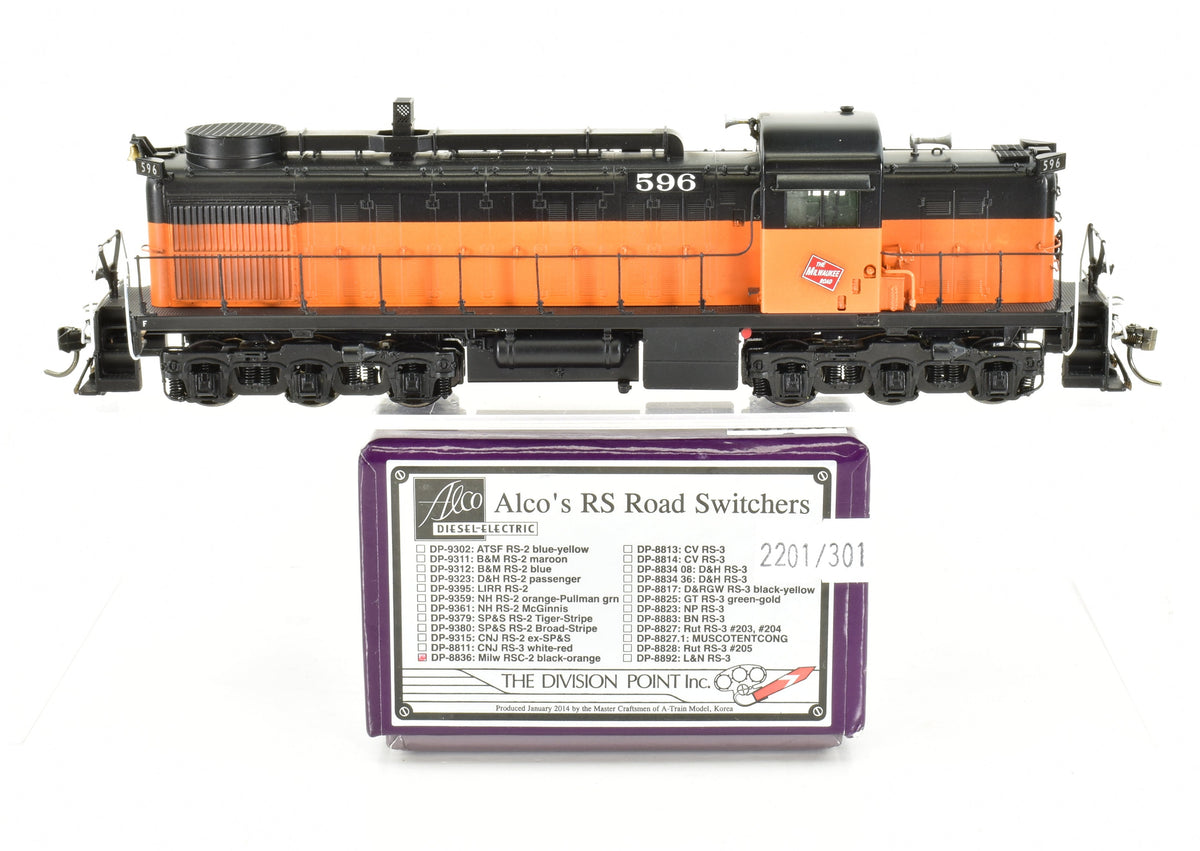 HO Brass CON DVP - Division Point MILW - Milwaukee Road Alco RSC-2 Fac ...