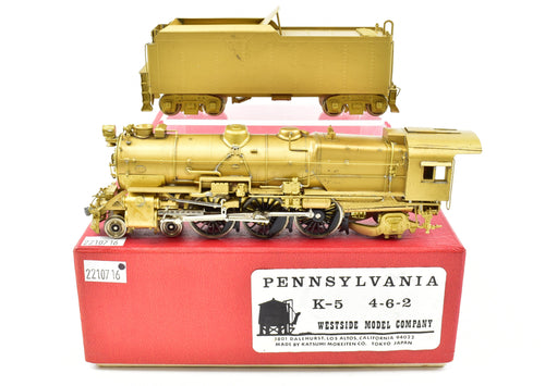 HO Brass Westside Model Co. PRR - Pennsylvania Railroad K-5 4-6-2