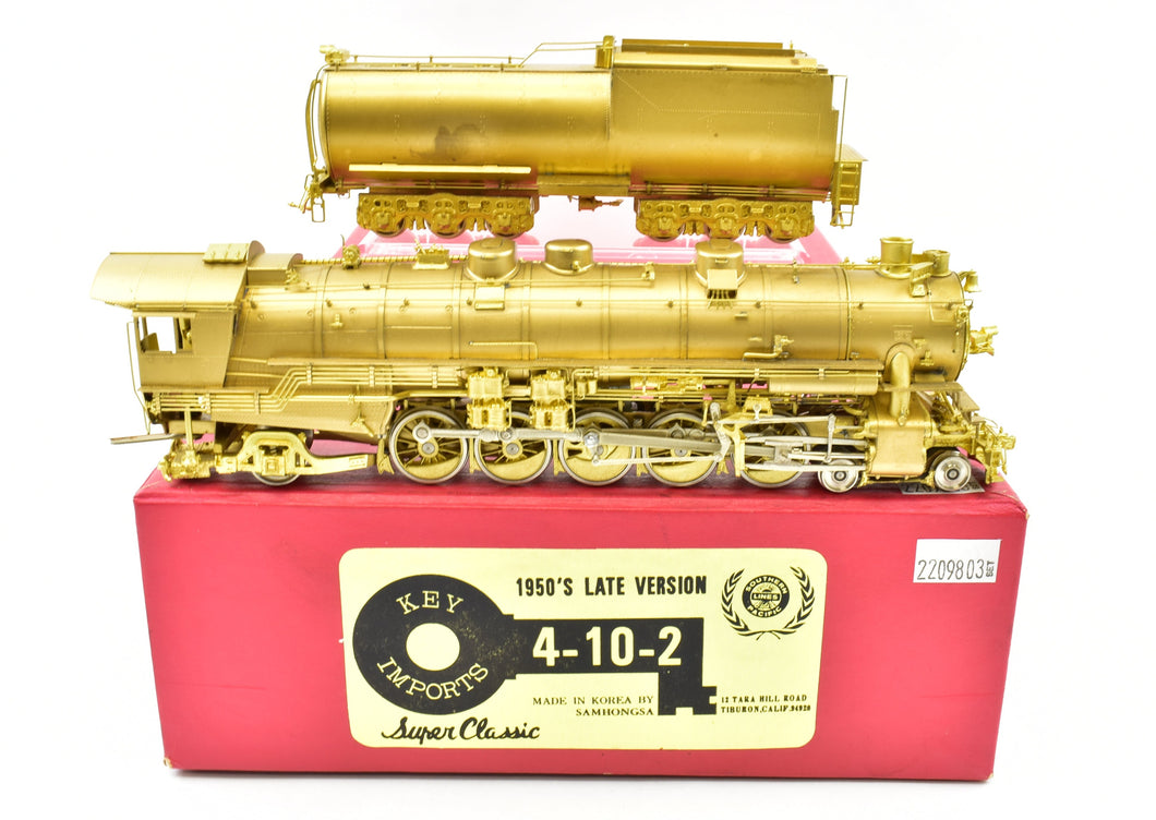 HO Brass CON Key Imports SP - Southern Pacific Class SP-2 4-10-2 Late 1950's Version