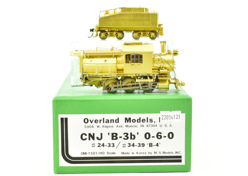 HO Brass OMI - Overland Models CNJ - Central of New Jersey B-3b 0-6-0 