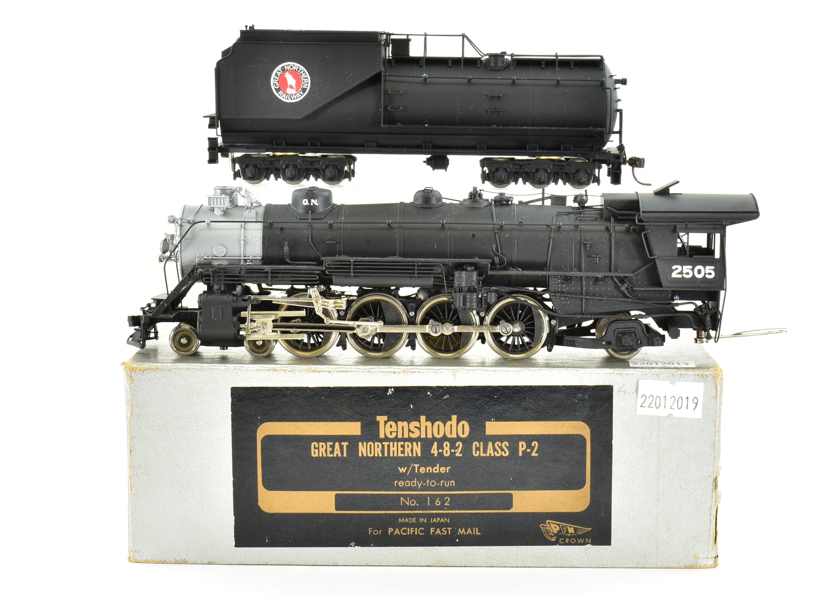 national　8トラ HO Brass PFM - Tenshodo GN - Great Northern 4-8-2 Class P-2