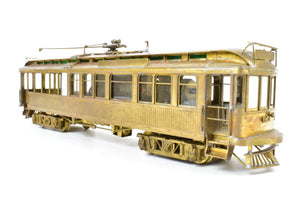 HO Brass Suydam PE - Pacific Electric 800 Wood Interurban Coach Open End