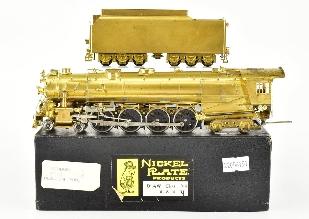 HO Brass NPP - Nickel Plate Products DL&W - Lackawanna Class Q-4 4-8-4 Modern Pocono