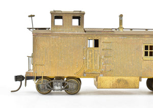 HO Brass Trains Inc. ATSF - Santa Fe Wood "Blind End" Caboose