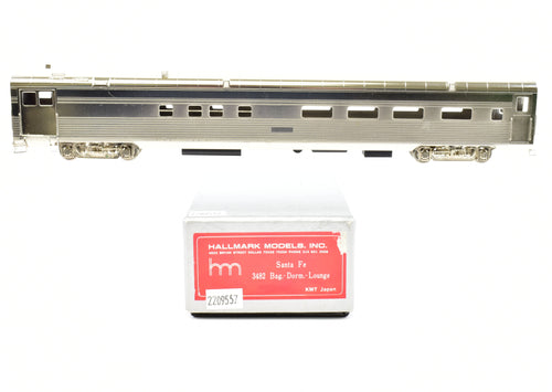 HO Brass Hallmark Models ATSF - Santa Fe 3482 Baggage Dorm Lounge