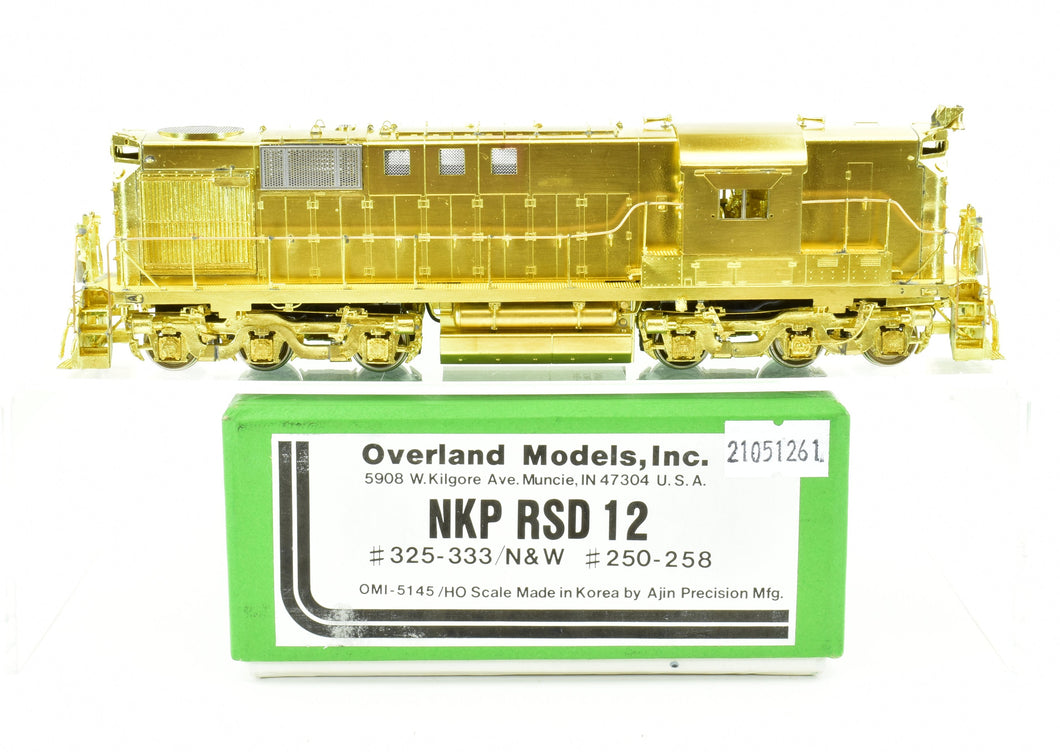 HO Brass OMI - Overland Models Inc. NKP - Nickel Plate Road N&W - Norfolk & WesternALCO RSD 12
