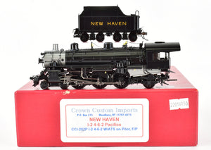 HO Brass Crown Custom Imports NH - New Haven I-2 4-6-2 Pacific w/ ATS on Pilot Factory Painted/Un-Numbered
